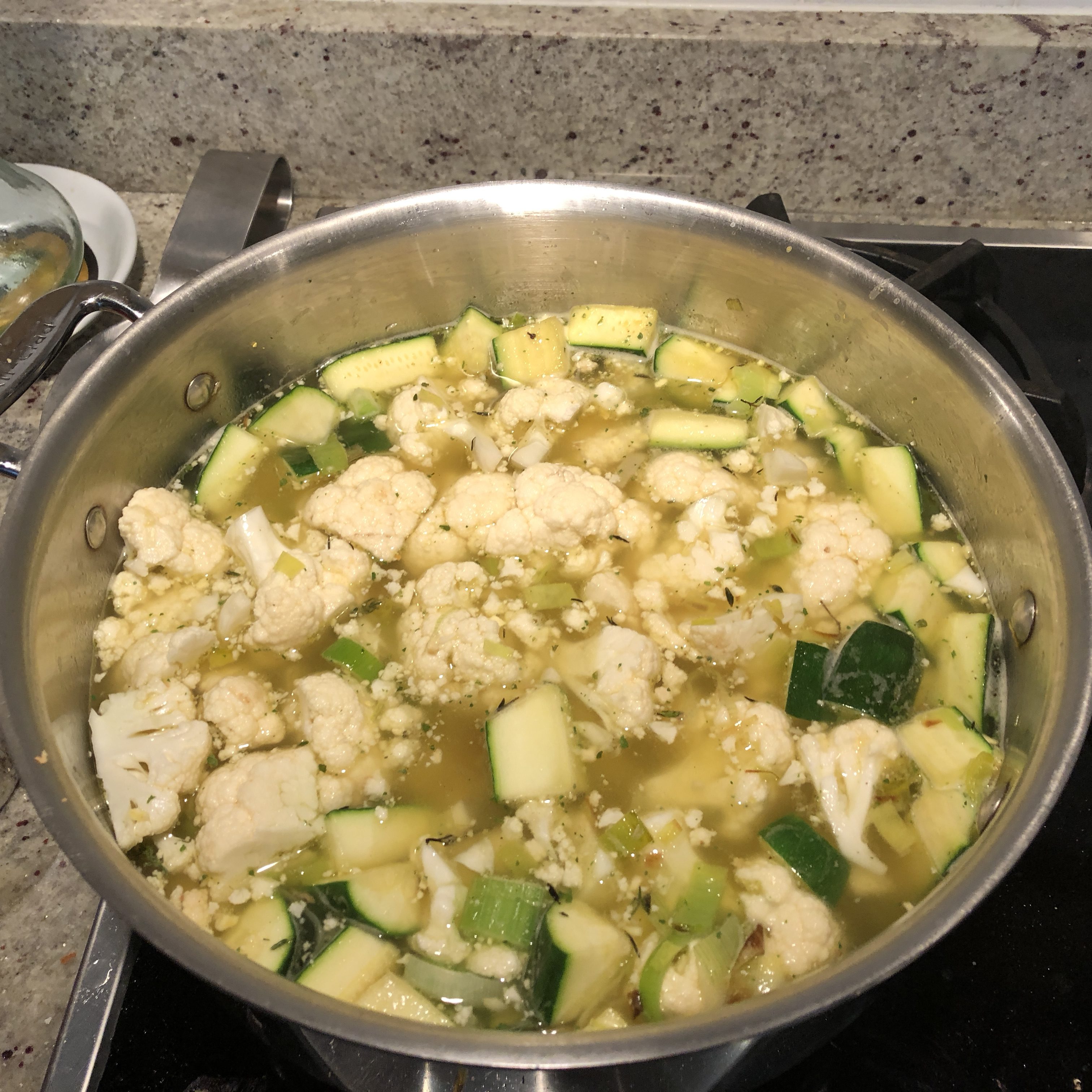 A wintry mix of vegetables on the stove