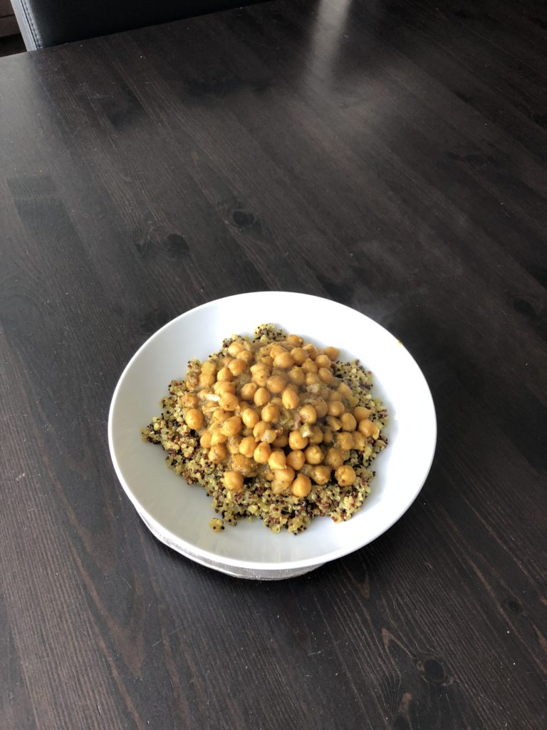 Chickpeas with preserved lemons