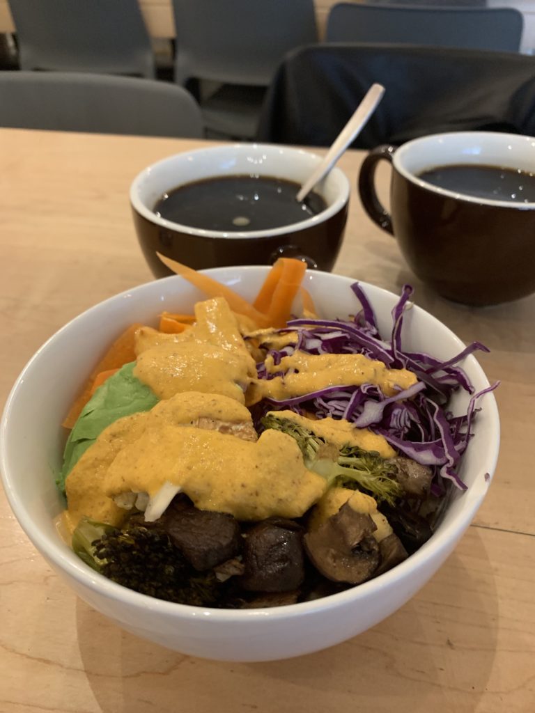 Savory Breakfast Bowl from Nourish Cafe in San Francisco